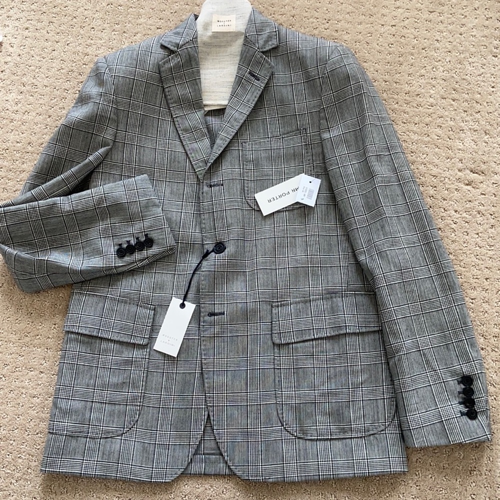 Wooster + Lardini Wool suit 50 Made in Italy